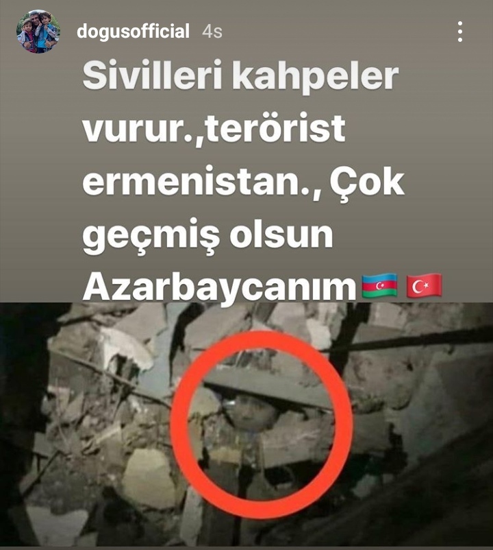 Türkiyəli məşhurlardan ermənilərin Gəncədə törətdiyi terrora REAKSİYA - FOTO