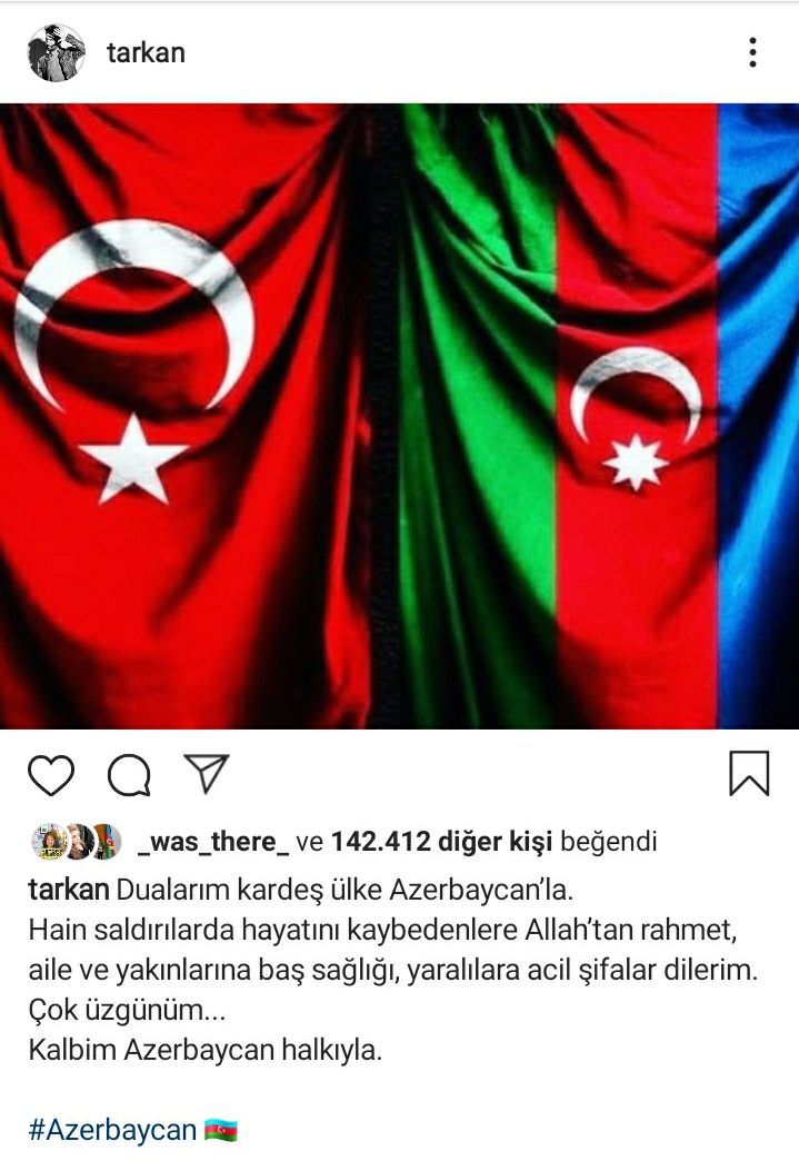 Tarkandan ermənilərin Gəncəyə hücumu ilə bağlı PAYLAŞIM - FOTO