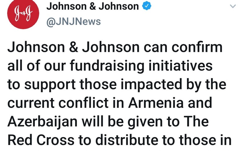 “Johnson&Johnson” şirkəti səhvini düzəltdi - FOTO