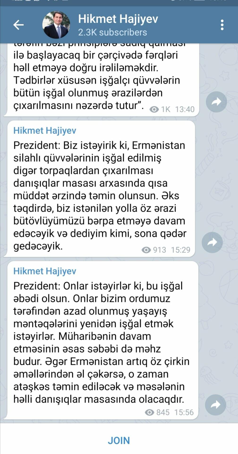 Hikmət Hacıyevin adına saxta profillər açıldı - FOTO