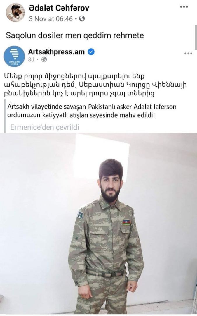 Ermənilərin "öldürdüyü" azərbaycanlı onları ifşa etdi - FOTO