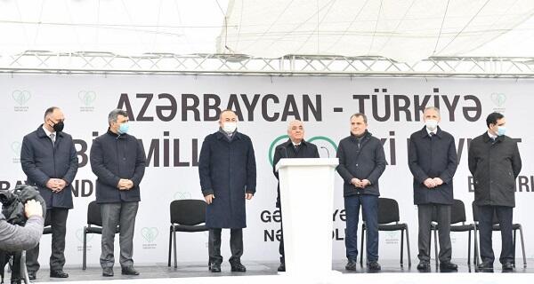 Ərdoğanın təşəbbüsü ilə Abşeronda ağac əkildi - FOTO