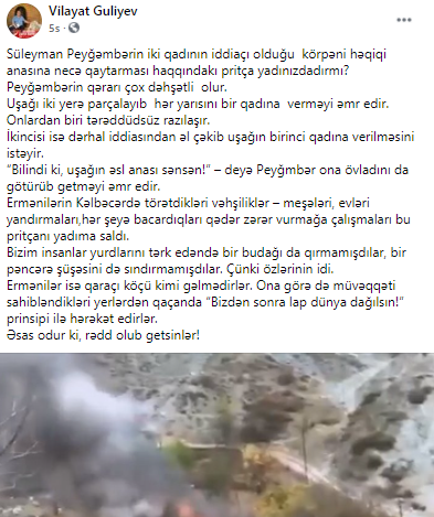 “İnsanlarımız yurdlarını tərk edəndə bir pəncərə şüşəsini də sındırmamışdılar, çünki...” - Vilayət Quliyev