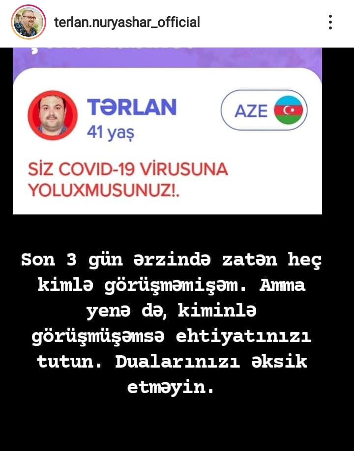 “Qız atası”nın sevilən aktyoru koronavirusa yoluxdu - FOTO