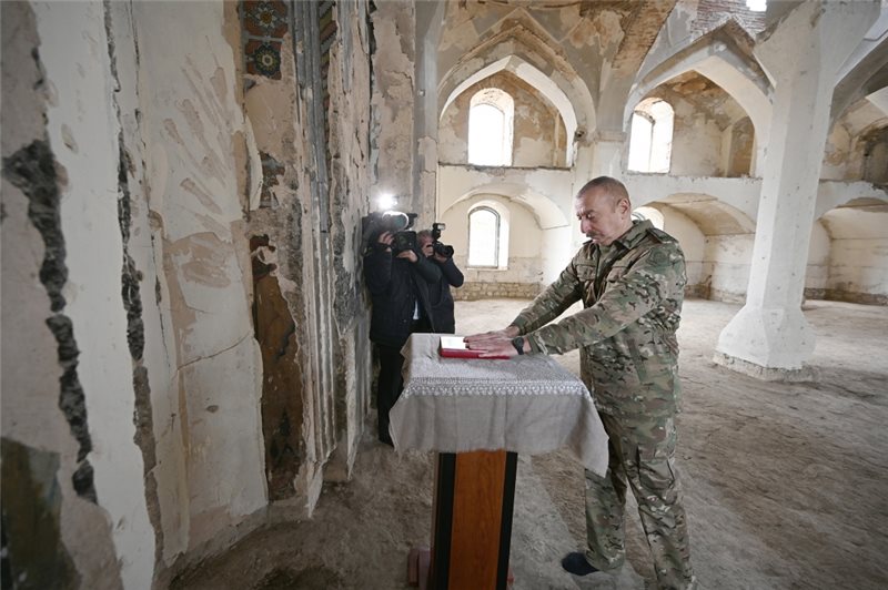 Prezidentin ziyarət etdiyi Ağdam məscidinin tarixi və bugünkü əhəmiyyəti