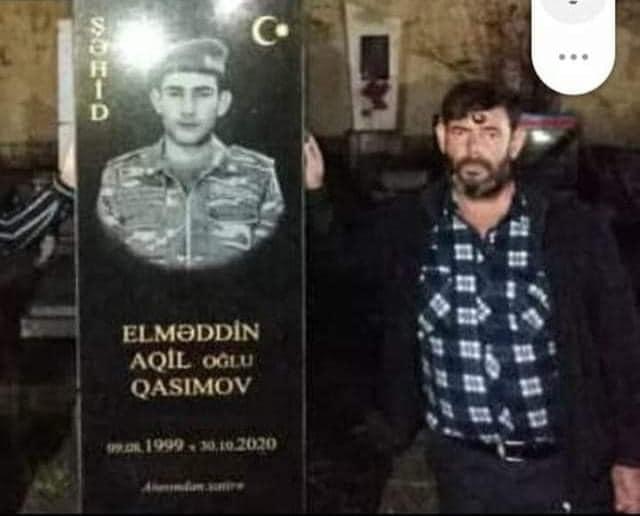 Salyanda şəhid atası dünyasını dəyişdi - Foto