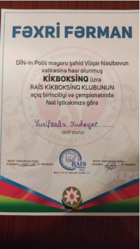 Xudayarın məşqçisi: “Qazandığım bütün uğurları ona həsr edəcəyəm” - FOTO