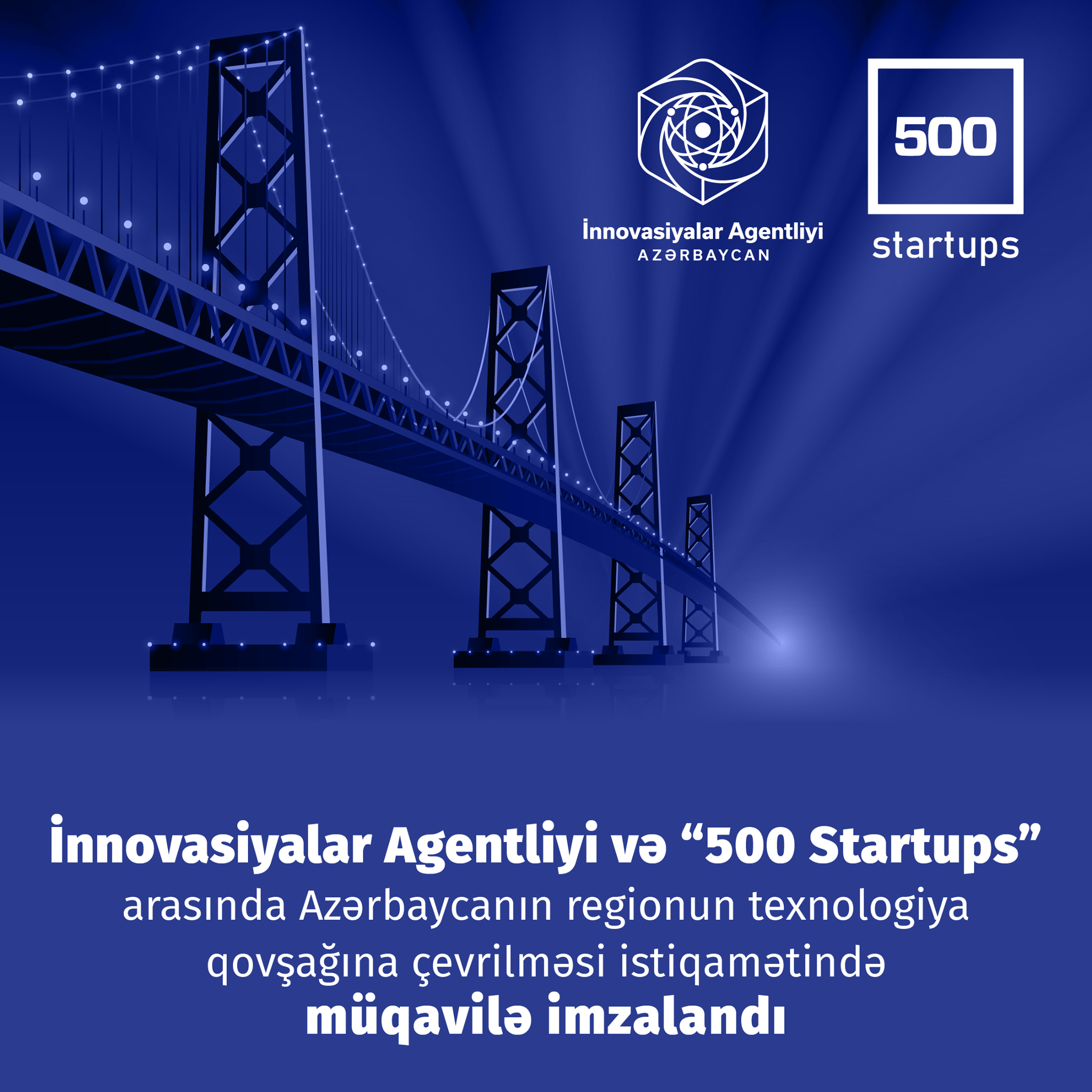İnnovasiyalar Agentliyi və “500 Startups” şirkəti arasında müqavilə imzalandı - FOTO