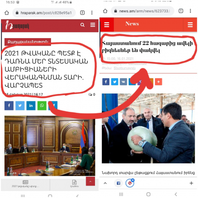 “22 min müəssisə bağlanıb, Nikol isə “qızıl dağlar” vəd edir”