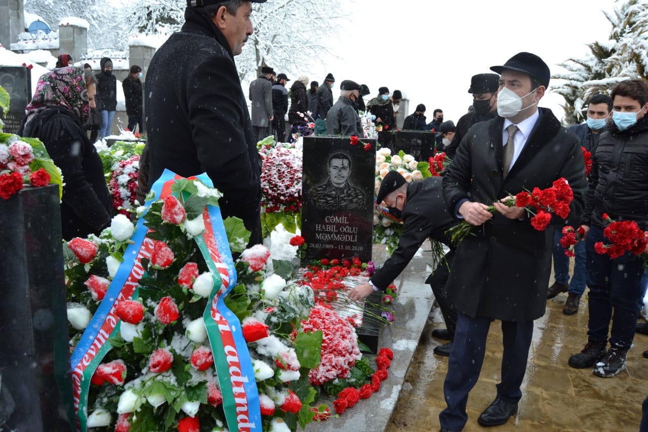 İsmayıllıda 20 Yanvar şəhidləri anıldı - FOTOLAR