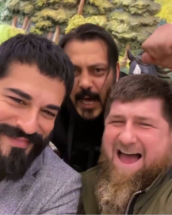Zabit Səmədov, Ramzan Kadırov və Burak Özçivitlə birlikdə - FOTO