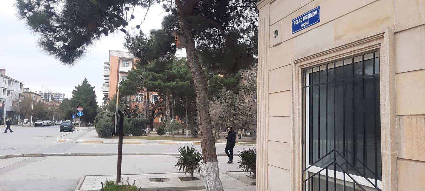 Sumqayıtda mərkəzi küçəyə Polad Həşimovun adı verildi