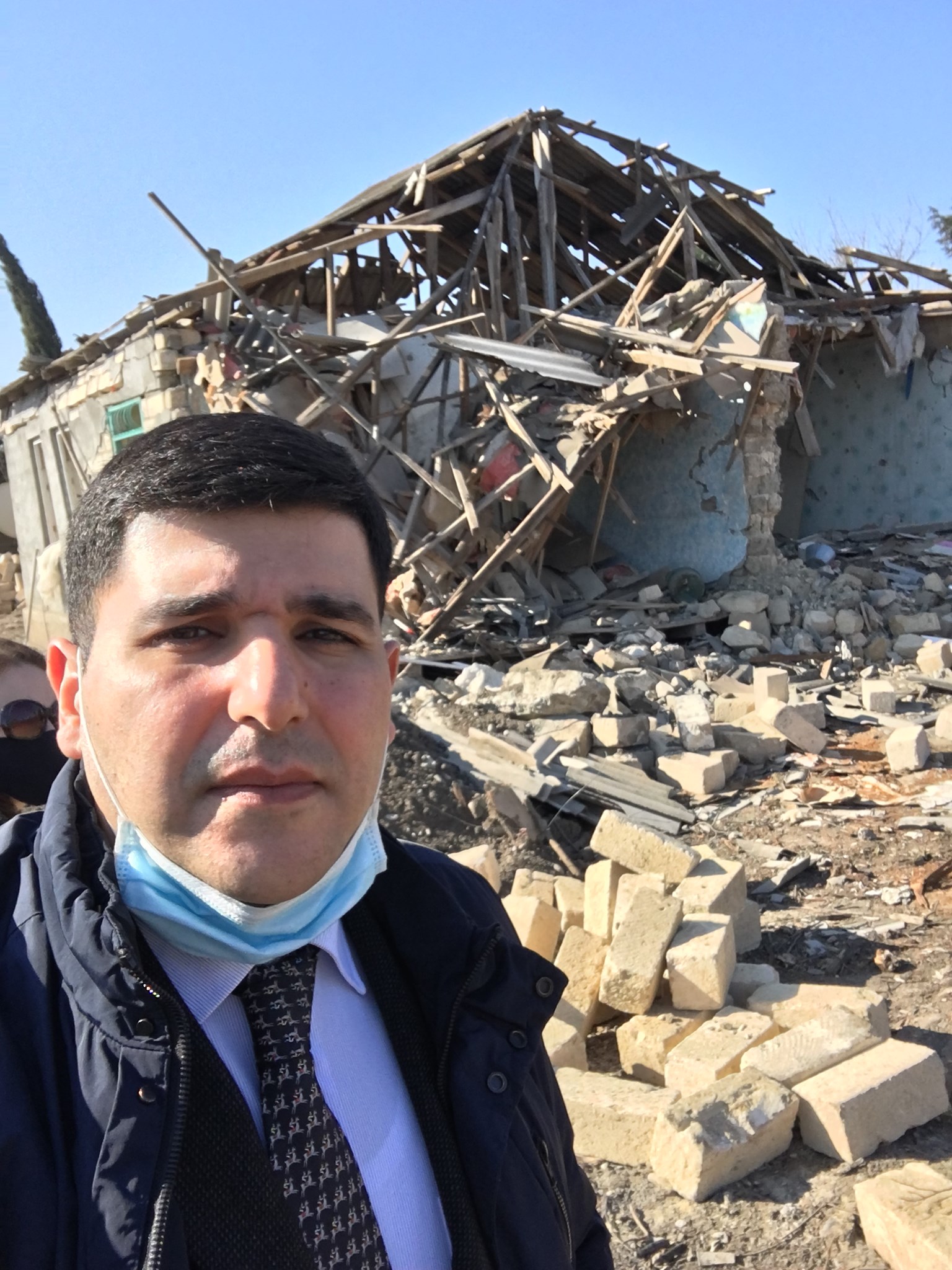 Tərtər və Ağdama səfər edən politoloq: "Olanları unutmayacağıq!" - FOTOLAR