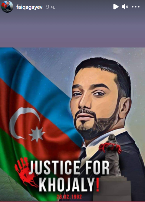 Azərbaycanlı məşhurlar Xocalı faciəsini belə andı - FOTOLAR