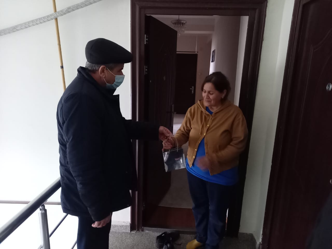 İsmayıllıda şəhid ailələri ziyarət olunub - FOTO