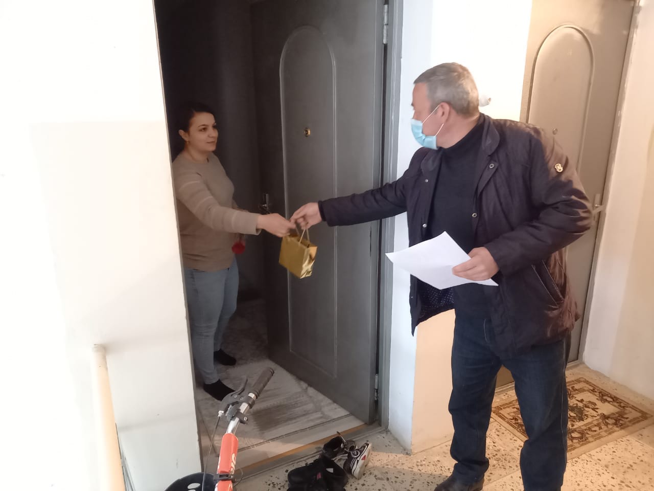 İsmayıllıda şəhid ailələri ziyarət olunub - FOTO