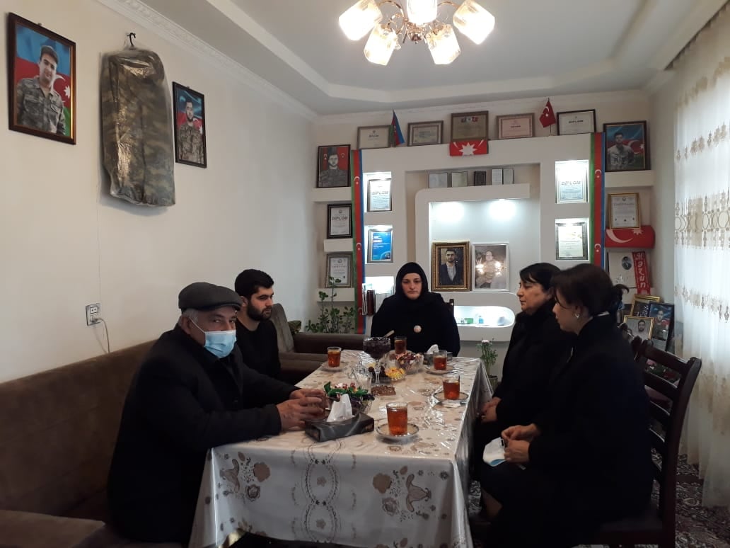 İsmayıllıda şəhid ailələri ziyarət olunub - FOTO
