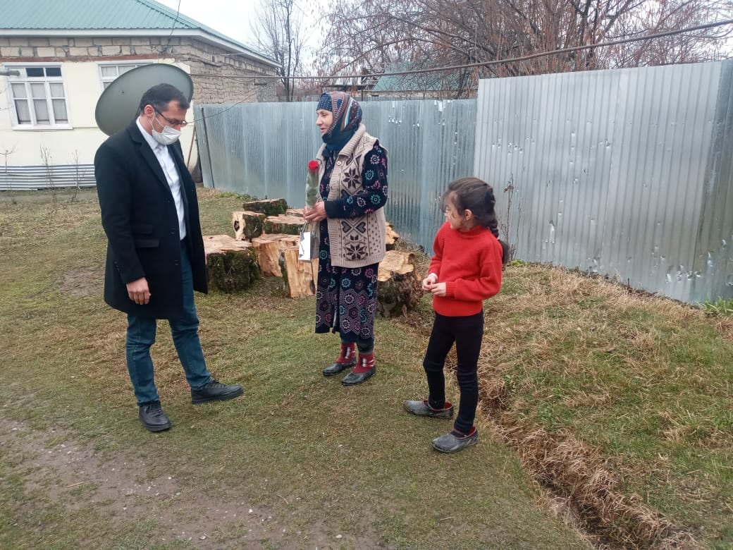 İsmayıllıda şəhid ailələri ziyarət olunub - FOTO