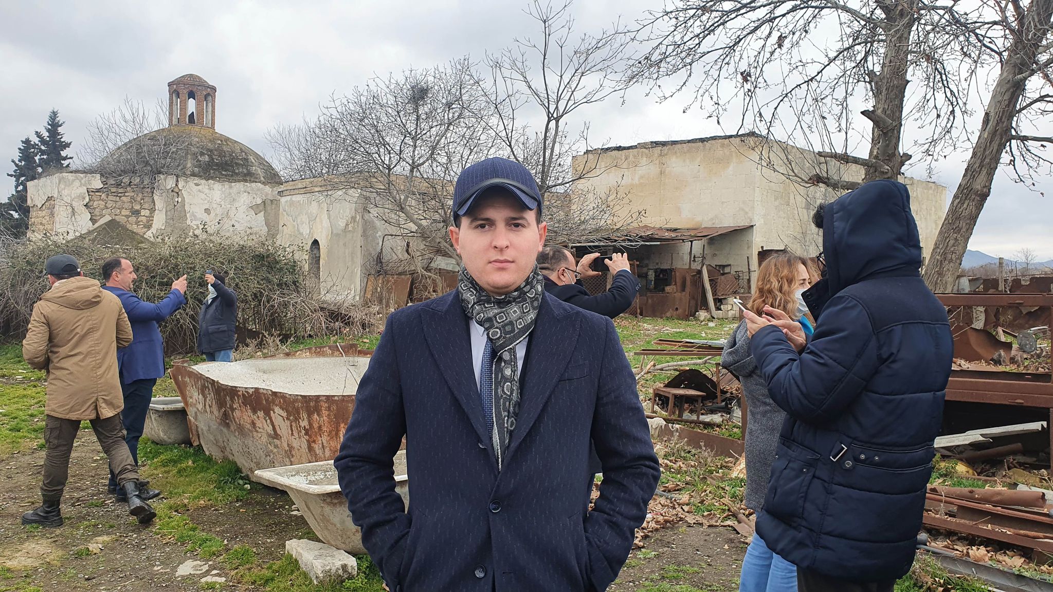 Sfera.az saytının baş redaktoru işğaldan azad edilmiş Ağdamda - FOTOLAR