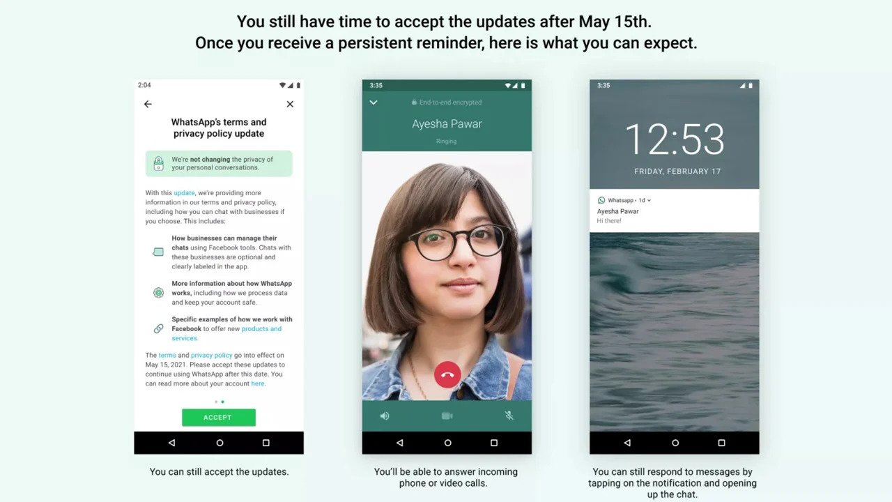 “WhatsApp” 15 Maydan sonra müqavilə qəbul etməyən istifadəçilərə nələrin baş verəcəyini açıqlayıb