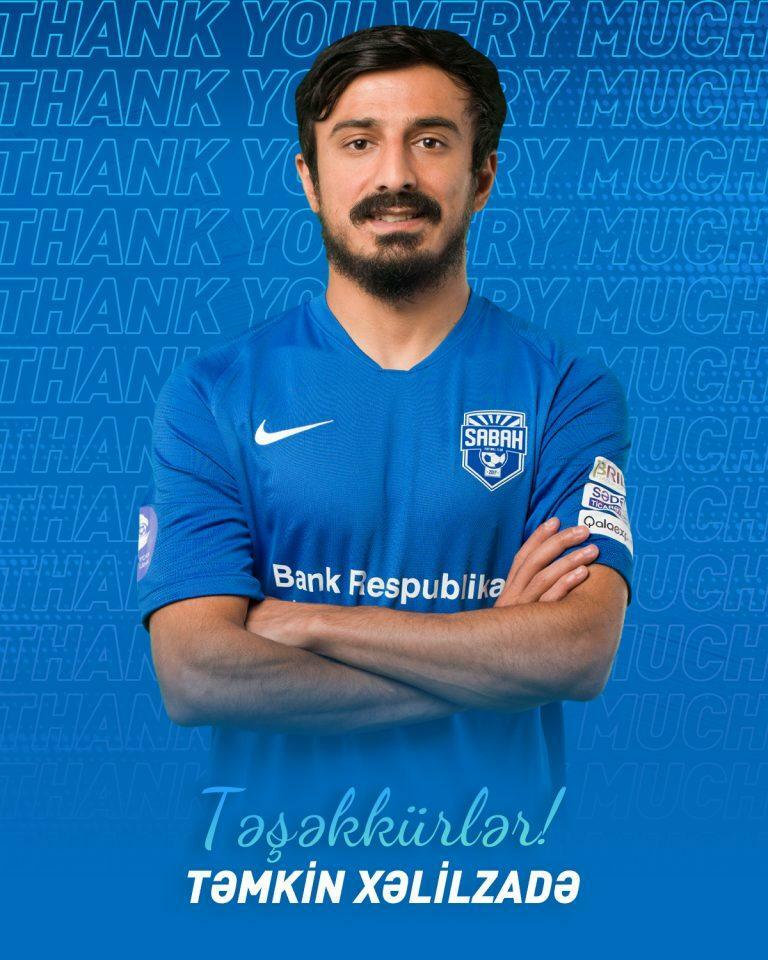 "Sabah" millimizin futbolçusu ilə vidalaşdı - FOTO