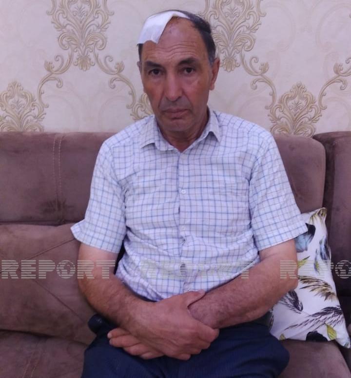 Jurnalistlərlə birlikdə minaya düşən məmur: "Birdən avtomobilin yanacaq çəni partladı"