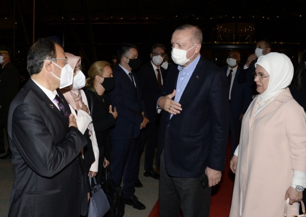 Ərdoğanın Azərbaycana səfəri başa çatdı - FOTO