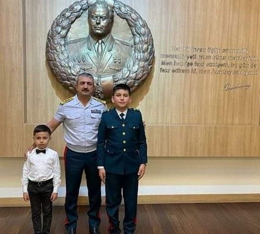 DSX sədri mərhum jurnalistin övladları ilə görüşdü - FOTO