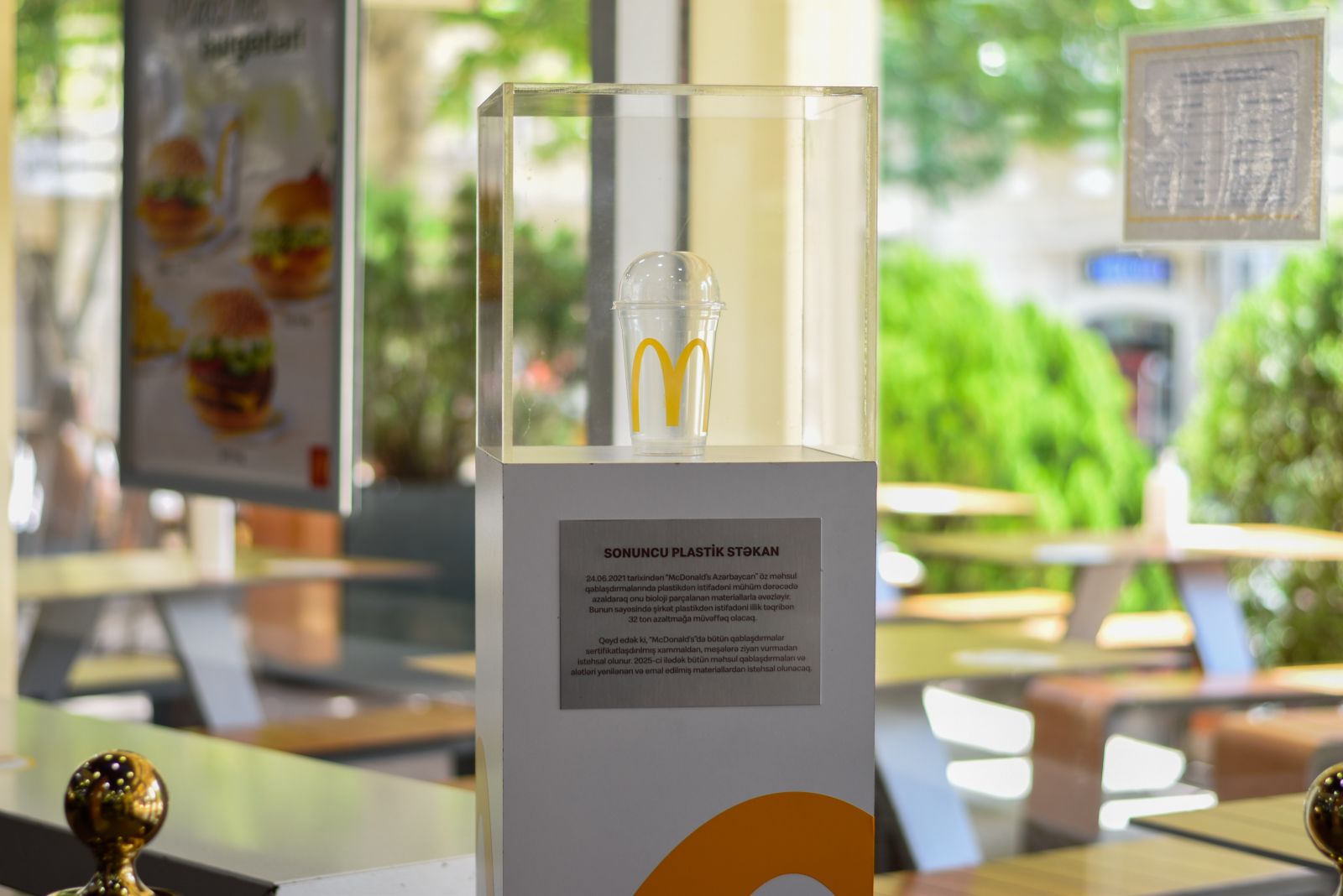 “McDonald’s Azərbaycan” şirkəti plastikdən istifadəni əhəmiyyətli dərəcədə azaldır – FOTO