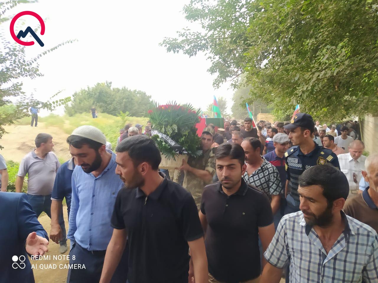 Ermənilərin snayperlə vurduğu Fərman dəfn edildi - FOTO