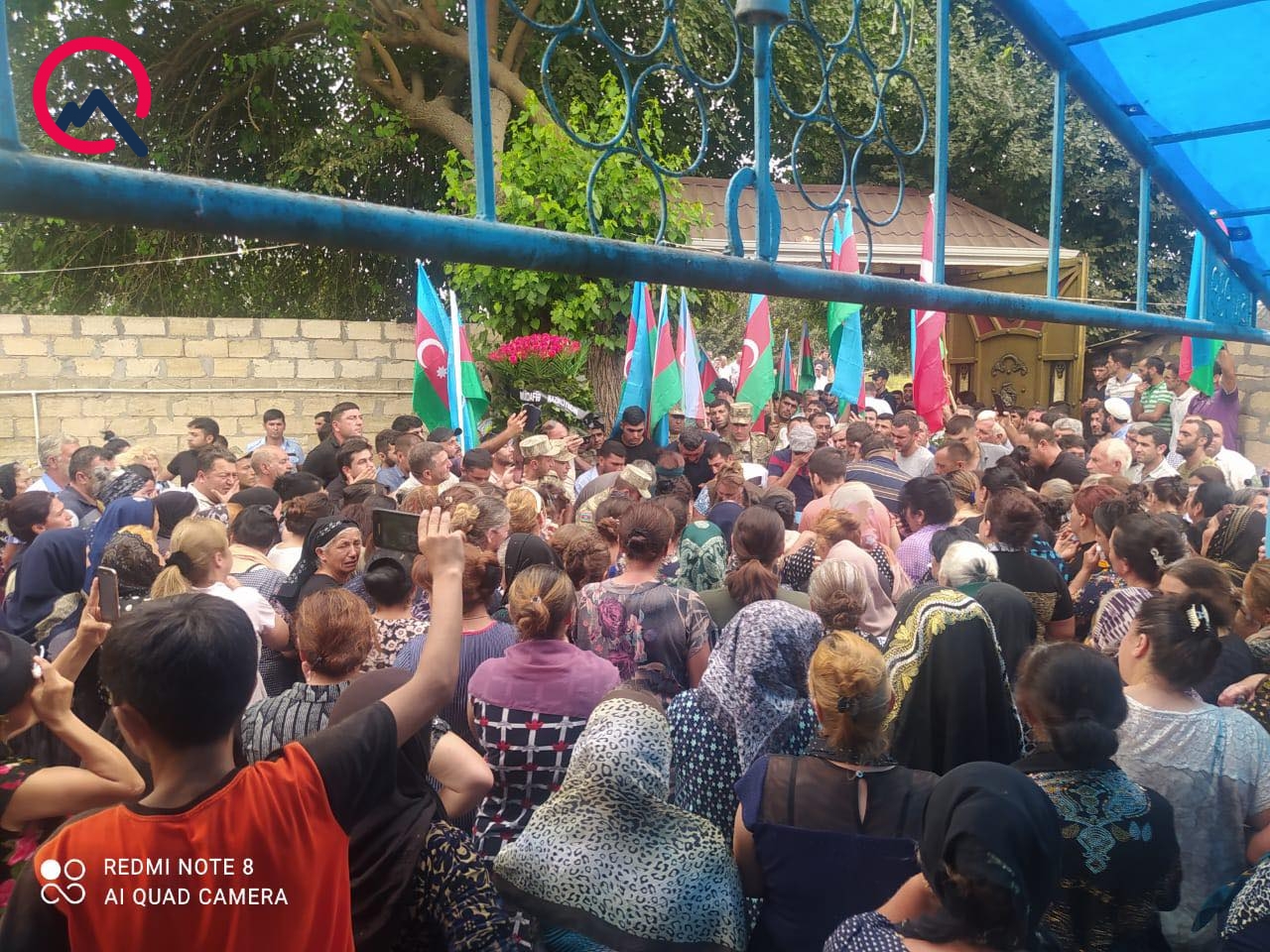 Ermənilərin snayperlə vurduğu Fərman dəfn edildi - FOTO