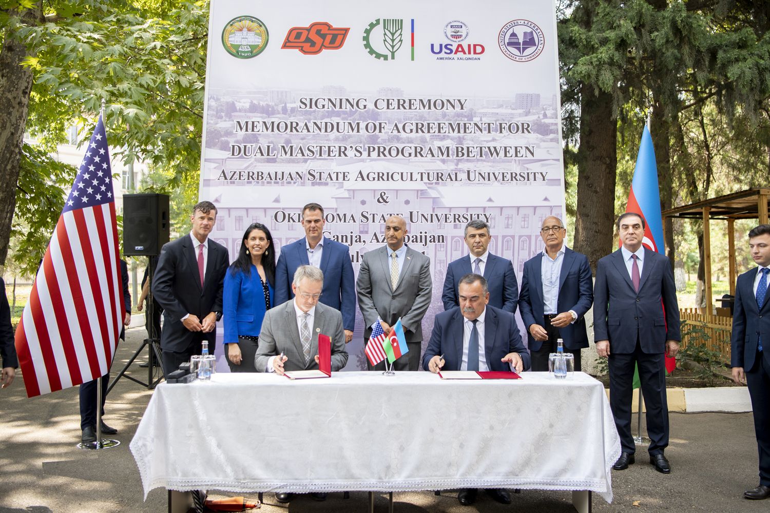 ADAU ilə Oklahoma Dövlət Universiteti arasında memorandum imzalandı - FOTOLAR