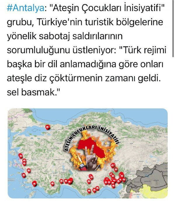 Türkiyədə meşə yanğınlarını törədən "Atəşin uşaqları" adlı terrorçular kimlərdir? - FOTO