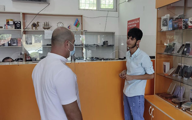 Rayonlarda da mülki geyimdə polislər yoxlamalara başladı - Fotolar