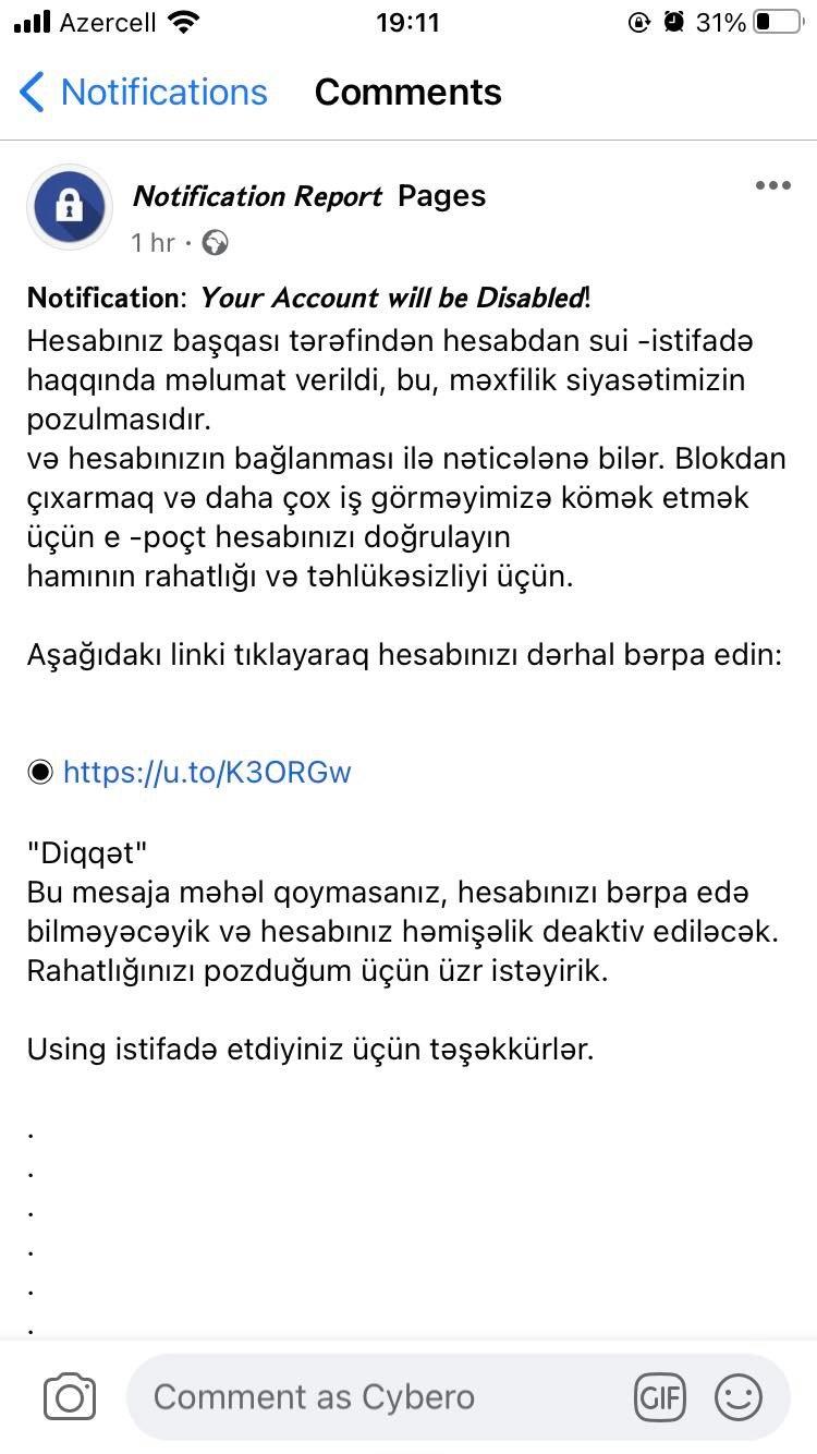 Dövlət Xidməti sosial şəbəkə istifadəçilərinə XƏBƏRDARLIQ ETDİ!