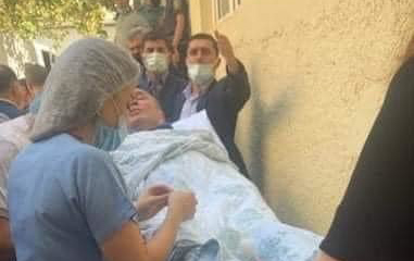 Eldar Həsənov məhkəmədən xərəkdə çıxarıldı - FOTO