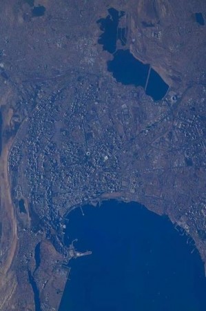 Rusiyalı kosmonavt Bakını peykdən görüntüləyib - FOTO