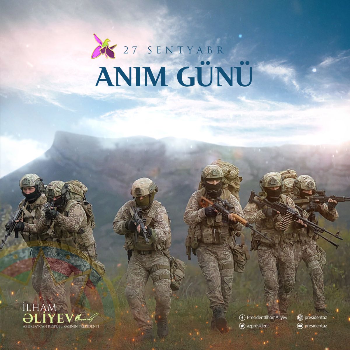 İlham Əliyevdən Anım Günü paylaşımı - FOTO