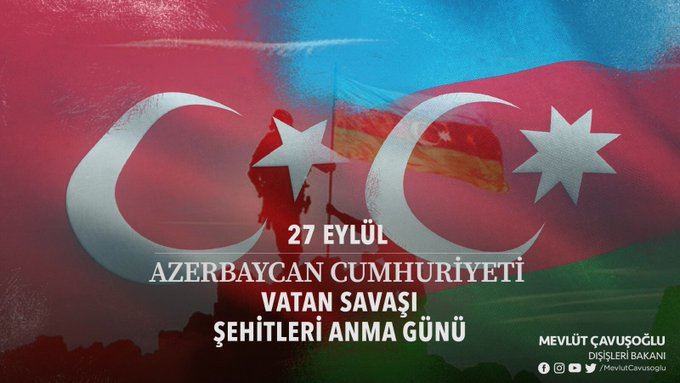 Qarabağı Azərbaycana qovuşduran igid qardaşlarımıza salam olsun - Mövlud Çavuşoğlu