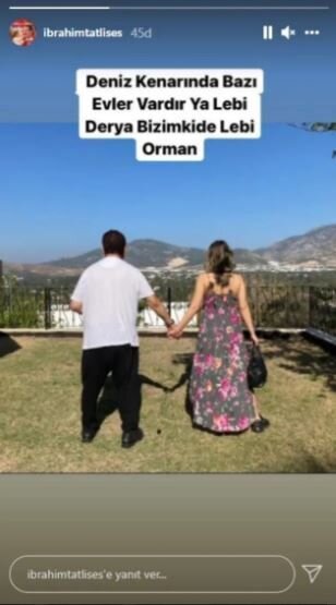 İbrahim Tatlısəs özündən 43 yaş kiçik sevgilisilə şəklini paylaşdı – FOTO