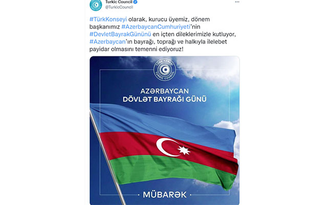 Türk Şurasından Azərbaycana təbrik - FOTO
