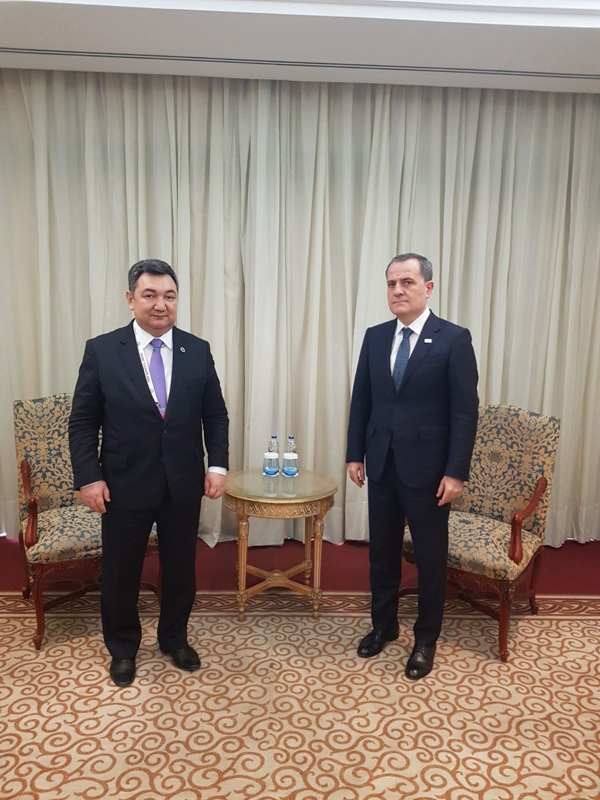 Ceyhun Bayramov Darxan Kıdırəli ilə görüşdü - FOTO
