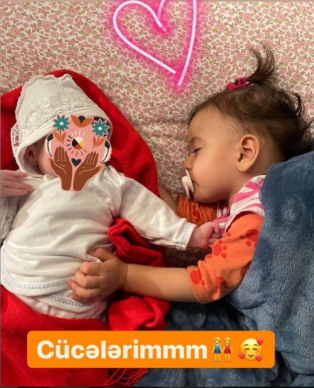 Azərin üçüncü nikahından olan qızlarının - FOTOSU