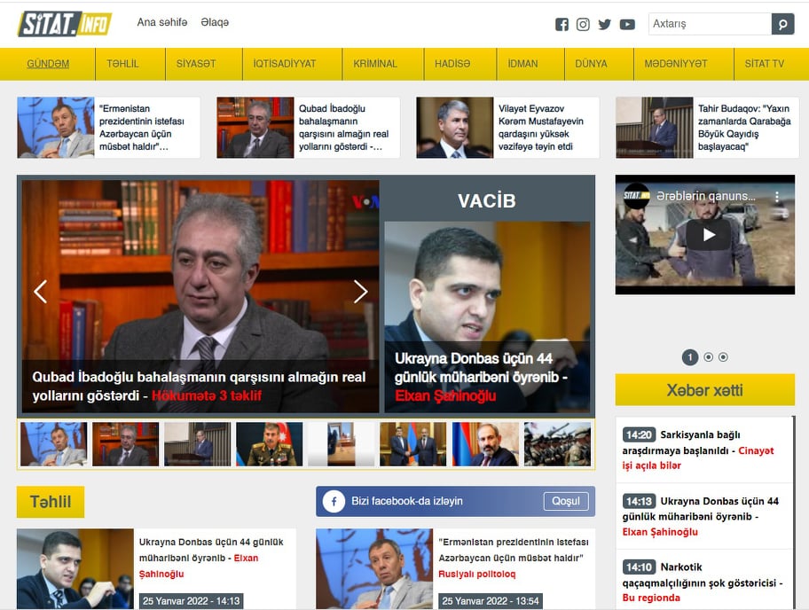 Sitat.info xəbər portalı fəaliyyətə başladı - FOTO