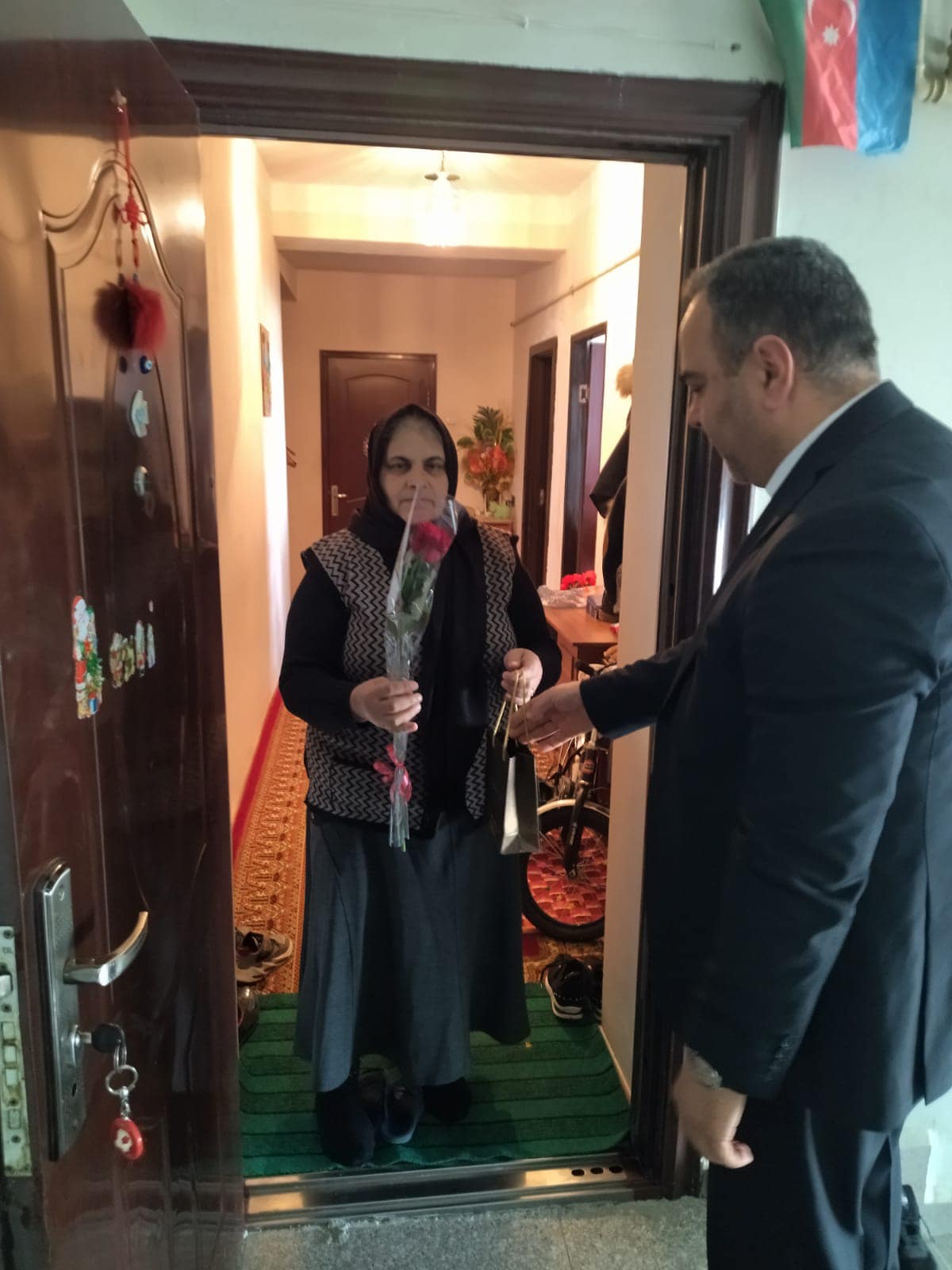 İsmayıllıda şəhid anaları ziyarət edildi - FOTOLAR