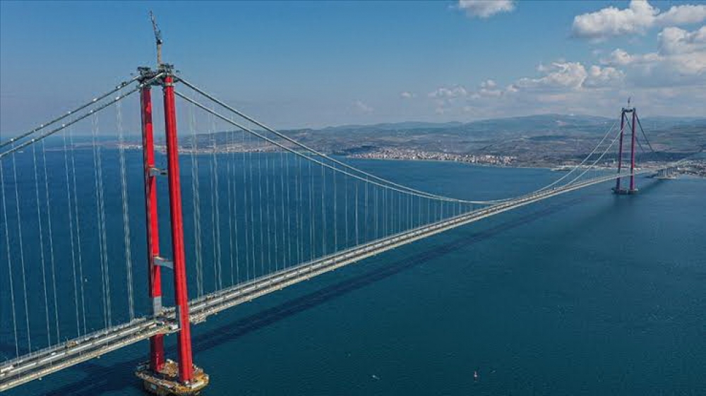 Türkiyədə dünyanın ən hündür asma körpüsü açıldı - FOTO