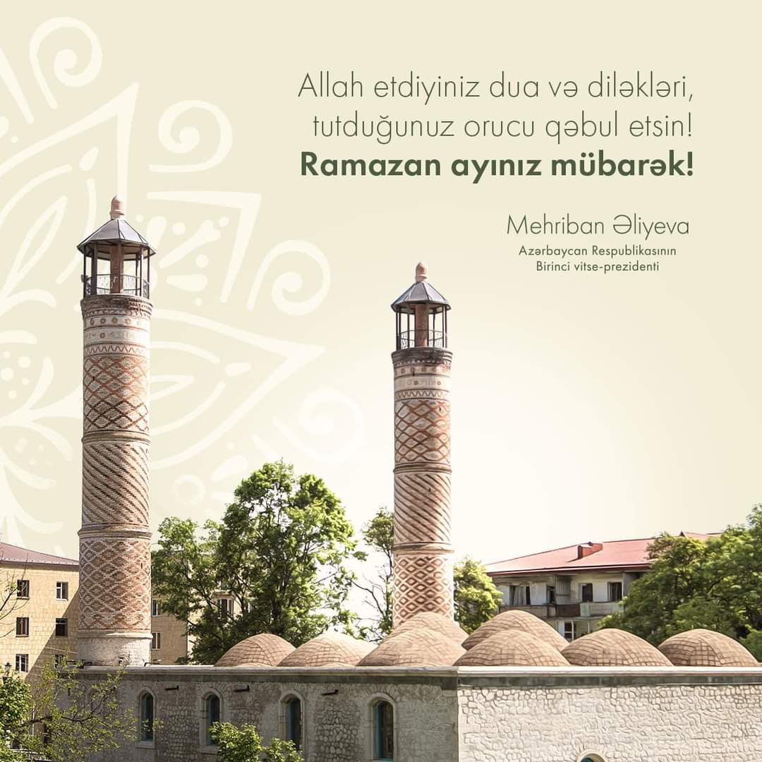 Mehriban Əliyeva Ramazan ayı ilə bağlı paylaşım etdi - FOTO
