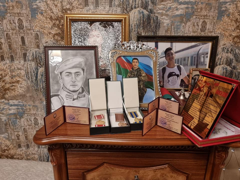Şəhidin medalı ailəsinə təqdim olundu