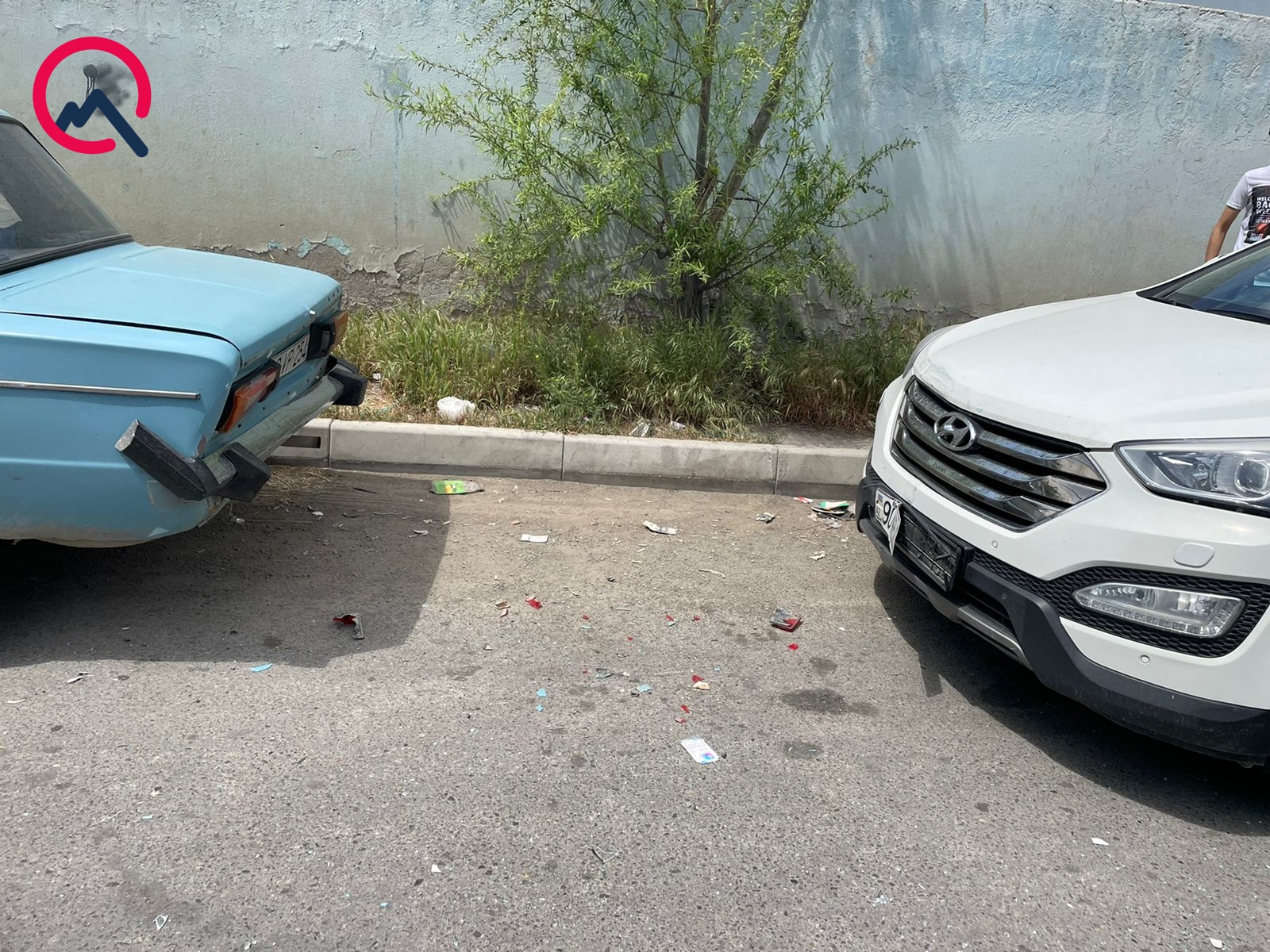 "165"in sərxoş sürücüsü 3 avtomobili əzdi - FOTO