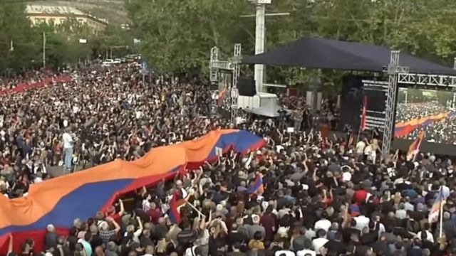 Ermənistan müxalifəti Yerevanda mitinq keçirib, hökümət